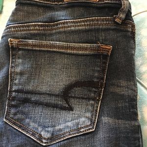 Size 2 Vintage Wash American Eagle Bootcut Jeans